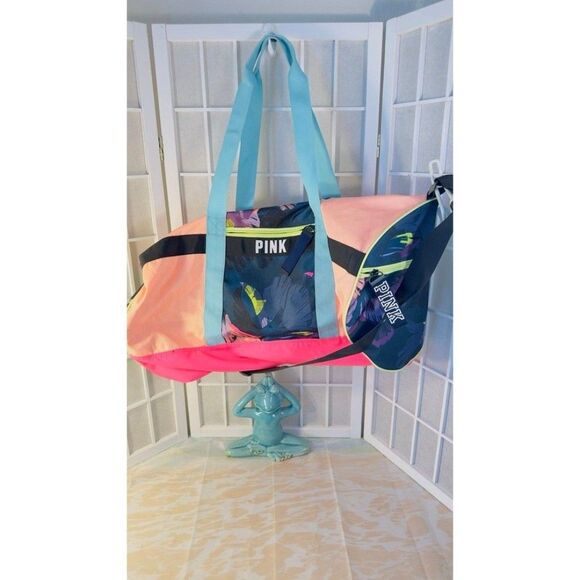 PINK Handbags - Pink Victoria Secret Duffle Bag